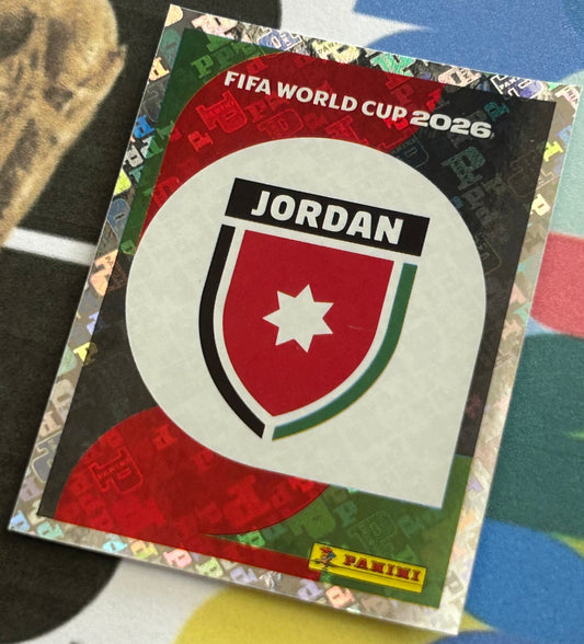 Panini FIFA World Cup 2026 Official Sticker Collection - EMBLEM (JORDAN) Foil Sticker JOR1