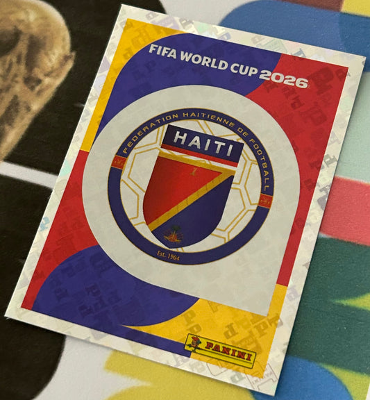 Panini FIFA World Cup 2026 Official Sticker Collection - EMBLEM (HAITI) Foil Sticker HAI1