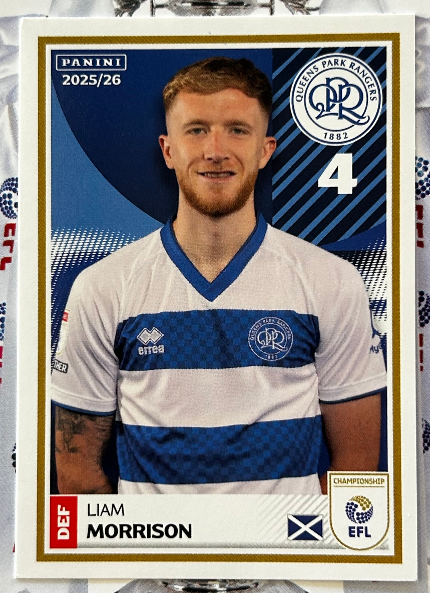 Panini EFL 2025-26 Sticker Collection - Single QUEENS PARK RANGERS Stickers (#311 - #328)