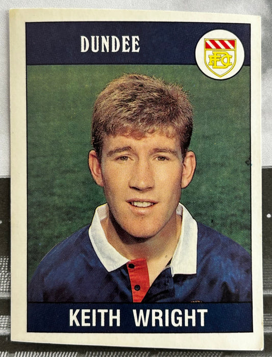 Panini Football 90 Sticker - KEITH WRIGHT (DUNDEE) #364