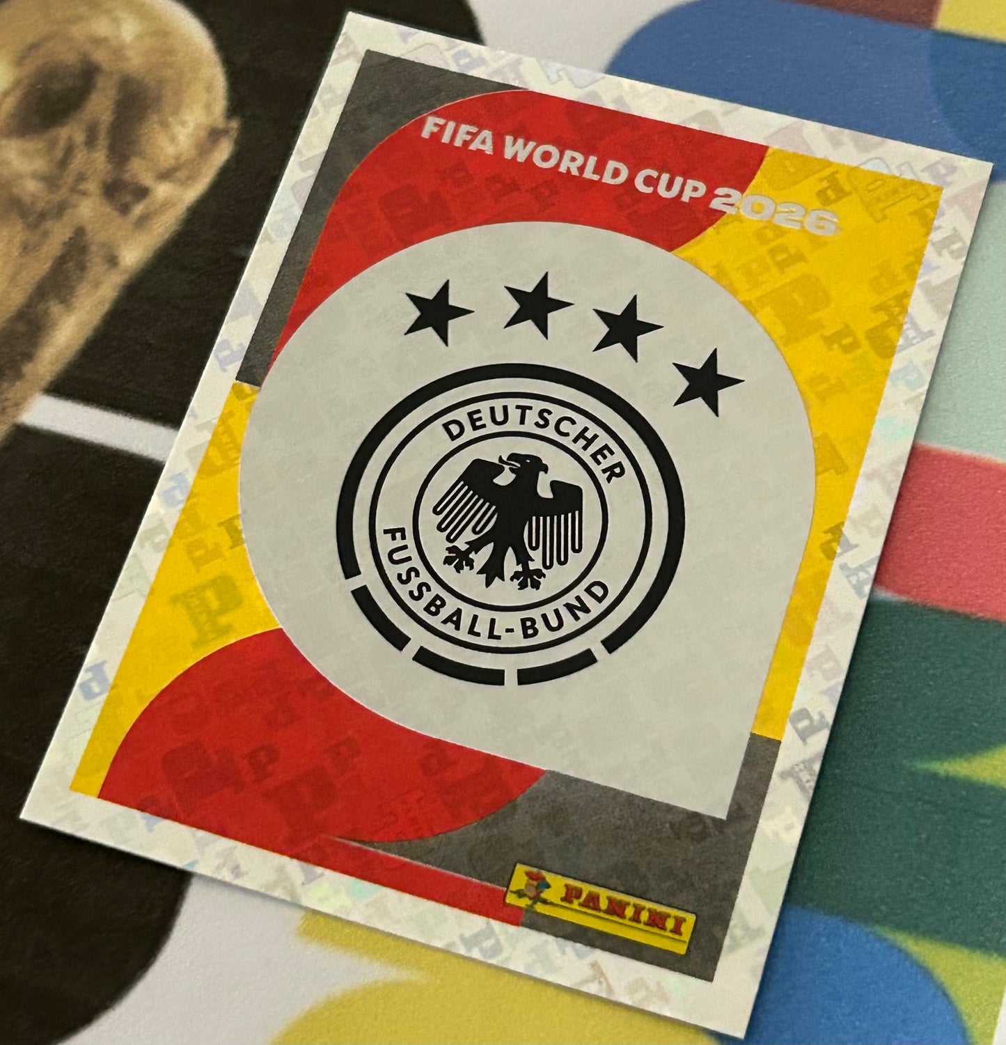 Panini FIFA World Cup 2026 Official Sticker Collection - EMBLEM (GERMANY) Foil Sticker GER1