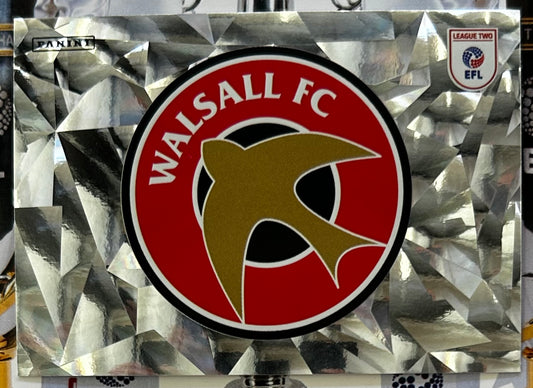 Panini EFL 2025-26 Sticker Collection - CLUB CREST (WALSALL FC) #782
