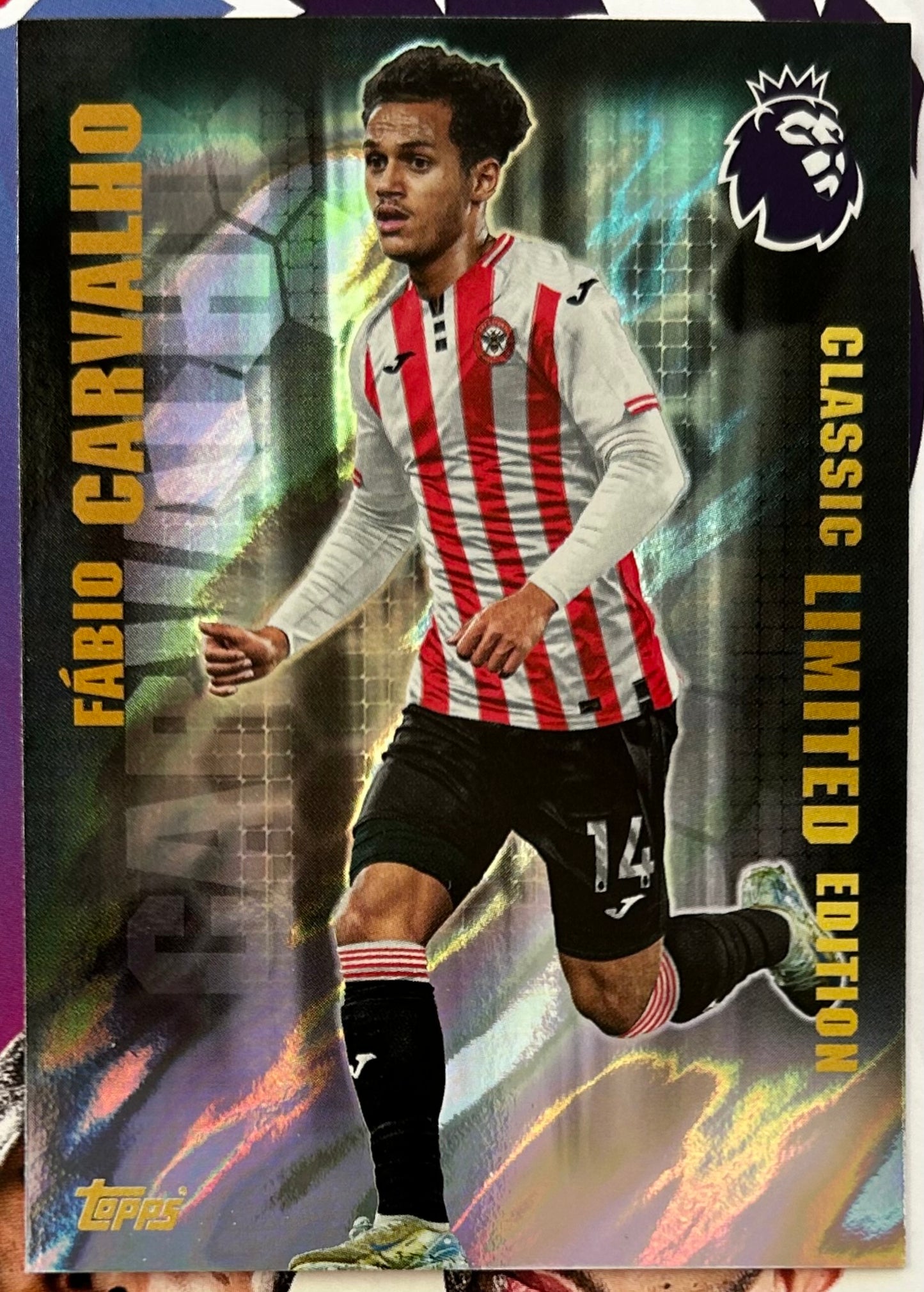 Topps Premier League 2026 Debut Edition - FABIO CARVALHO (BRENTFORD) Classic Limited Edition LE4