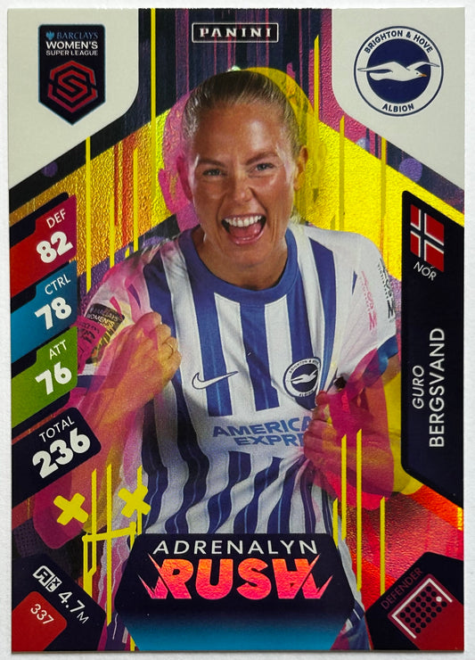 Panini Adrenalyn XL Barclays Women's Super League 2025 - Single ADRENALYN RUSH Cards (1:15.5 packets) #337 - #339
