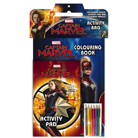 Marvel Captain Marvel Activity Bag (2019 Release)