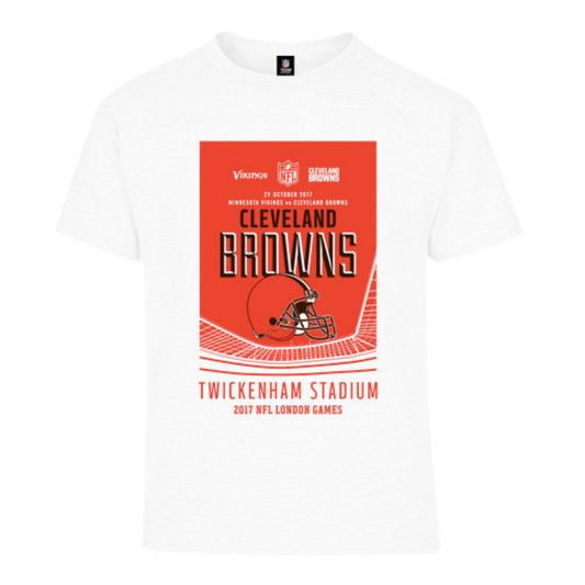 Cleveland Browns London Games 2017 Team T-Shirt - Youth Sizes