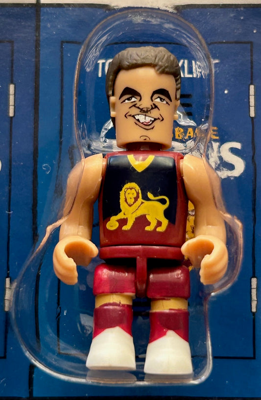 AFL Micro-Figures 2015 Series 1 - TOM ROCKLIFF (Brisbane Lions) Home Guernsey