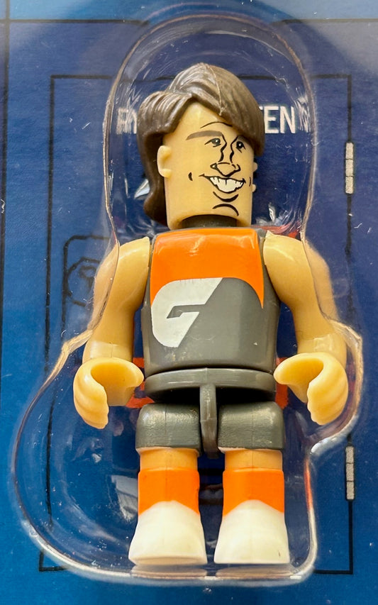 AFL Micro-Figures 2015 Series 2 - RYAN GRIFFEN (GWS Giants) Home Guernsey