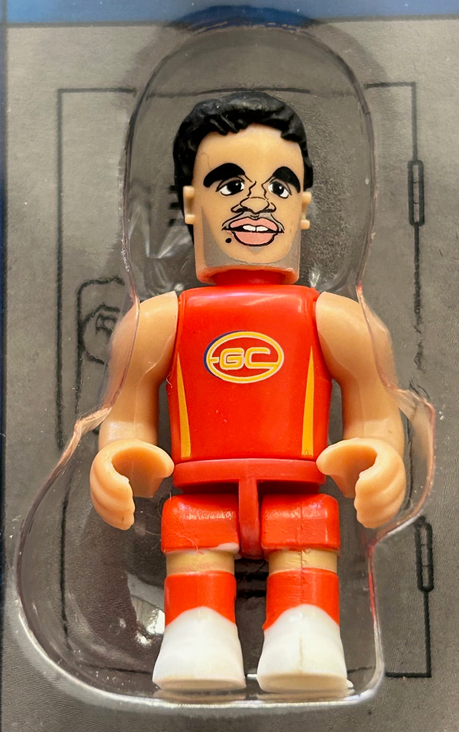 AFL Micro-Figures 2016 Stage 1 - JACK MARTIN (Gold Coast Suns) Home Guernsey