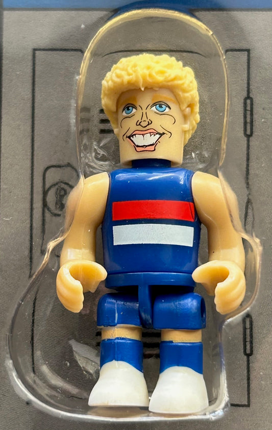 AFL Micro-Figures 2016 Stage 2 - MITCH WALLIS (Western Bulldogs) Home Guernsey