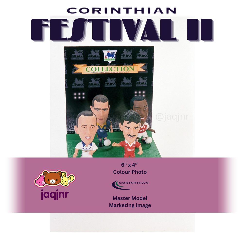 Corinthian 4-PLAYER DISPLAY W/ VINNIE JONES (FAPL 1995) Early Product Development Photo v2