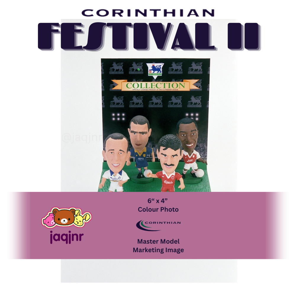Corinthian 4-PLAYER DISPLAY W/ VINNIE JONES (FAPL 1995) Early Product Development Photo v1