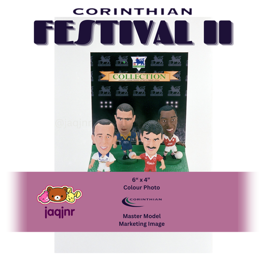 Corinthian 4-PLAYER DISPLAY W/ VINNIE JONES (FAPL 1995) Early Product Development Photo v1