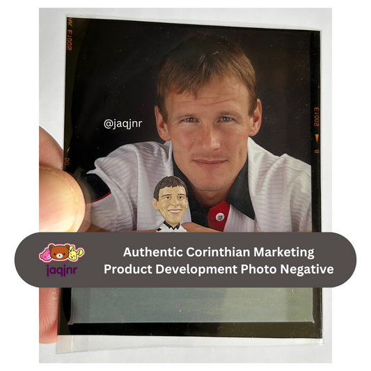 Corinthian England World Cup France 1998 TEDDY SHERINGHAM WITH XL FIGURE Product Development Photo Negative