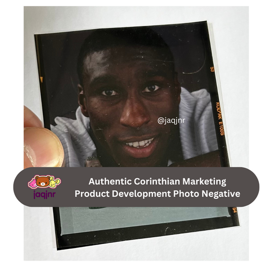 Corinthian England World Cup France 1998 SOL CAMPBELL WITH FIGURE Product Development Photo Negative