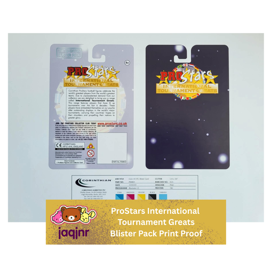 Corinthian ProStars INTERNATIONAL TOURNAMENT GREATS Blister Pack A3 Print Proof