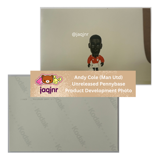 Corinthian ANDY COLE (MAN UTD 1994-95) Early Product Development Photo