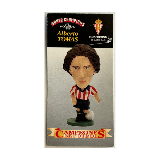 Corinthian Headliners - ALBERTO TOMAS (Sporting Gijon) Collector Card SP013