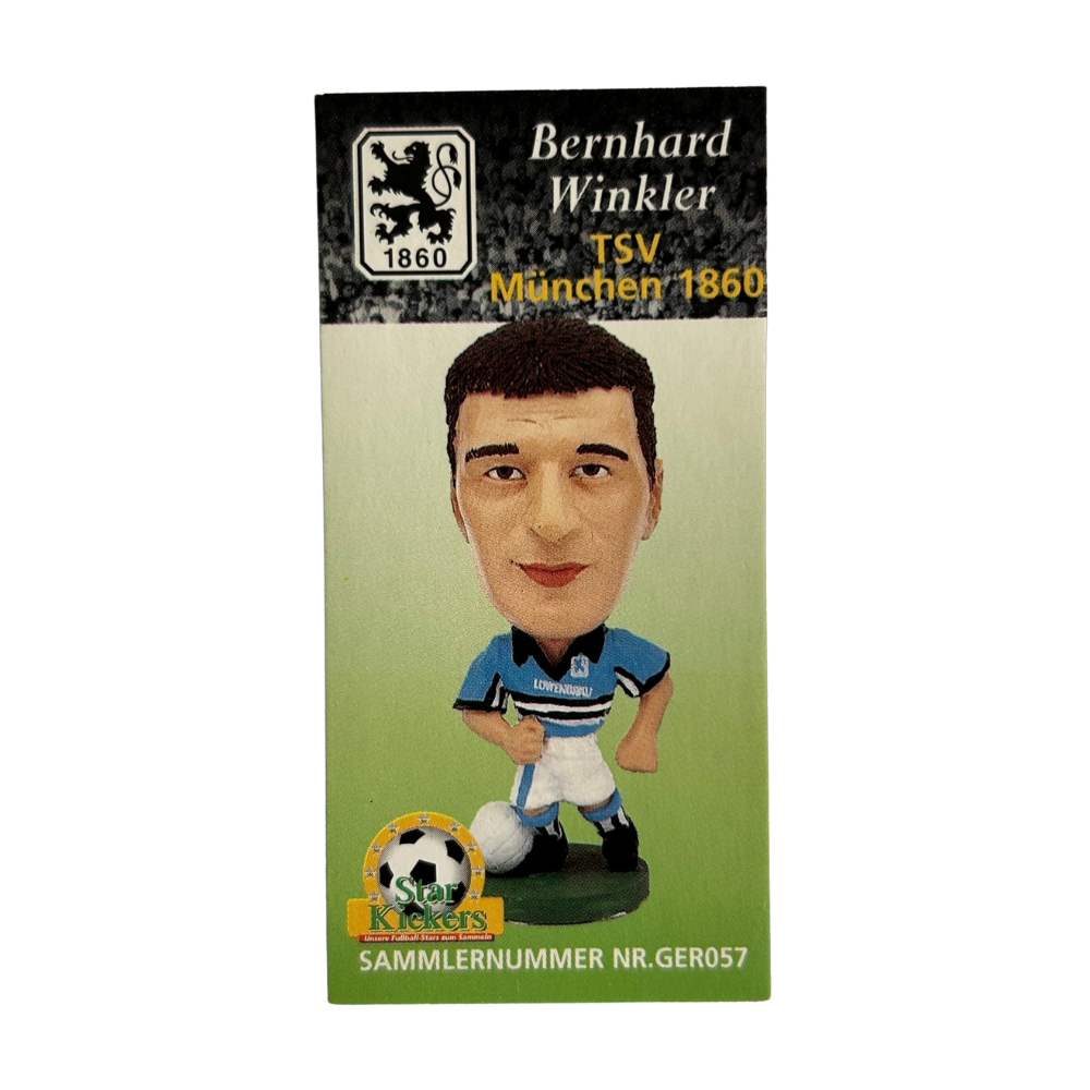 Corinthian Headliners - BERNHARD WINKLER (TSV Munchen 1860) Collector Card GER057