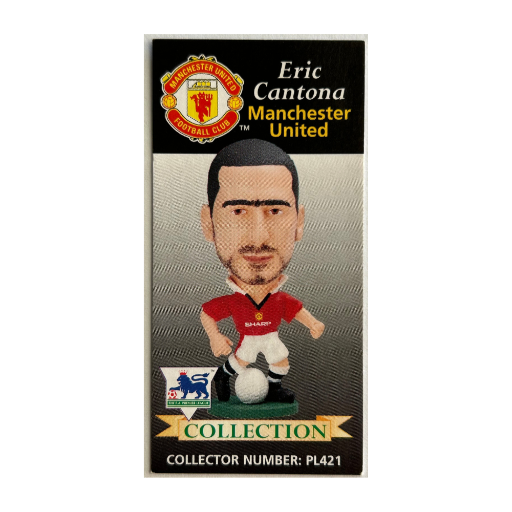 Corinthian Headliners - ERIC CANTONA (Manchester United) Collar Up Collector Card PL421