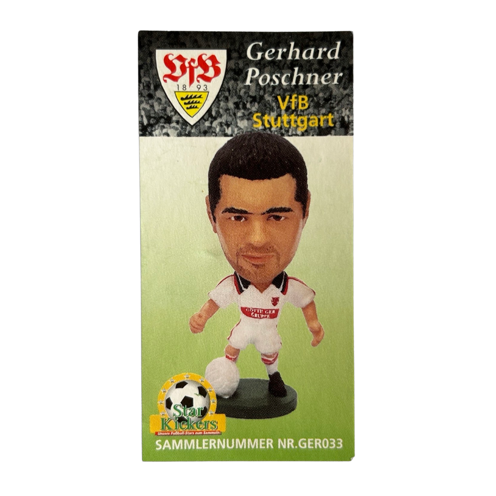 Corinthian Headliners - GERHARD POSCHNER (VfB Stuttgart) Collector Card GER033