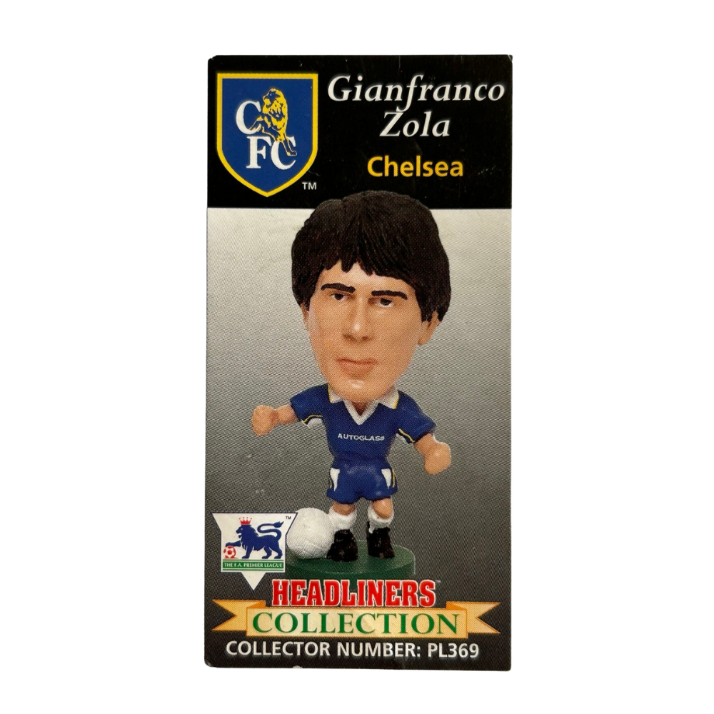 Corinthian Headliners - GIANFRANCO ZOLA (Chelsea) Collector Card PL369