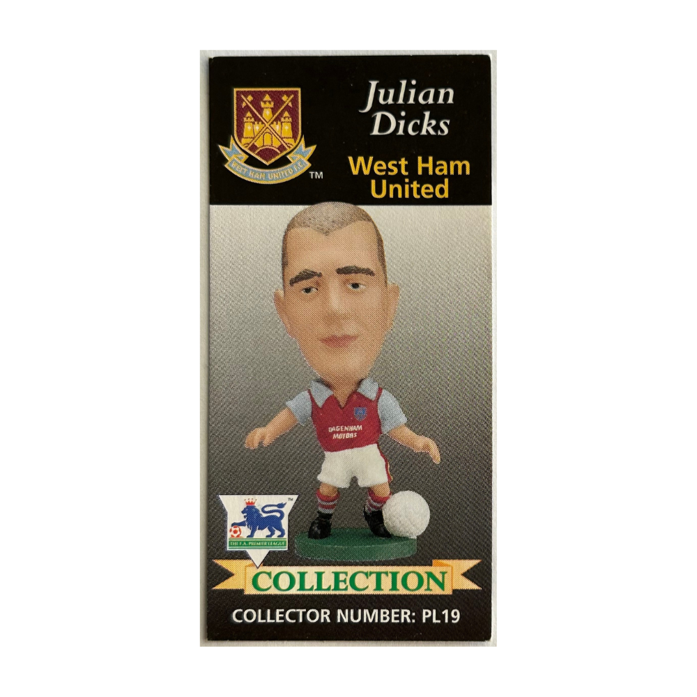 Corinthian Headliners - JULIAN DICKS (West Ham United) Collector Cards 2x Variants PL19