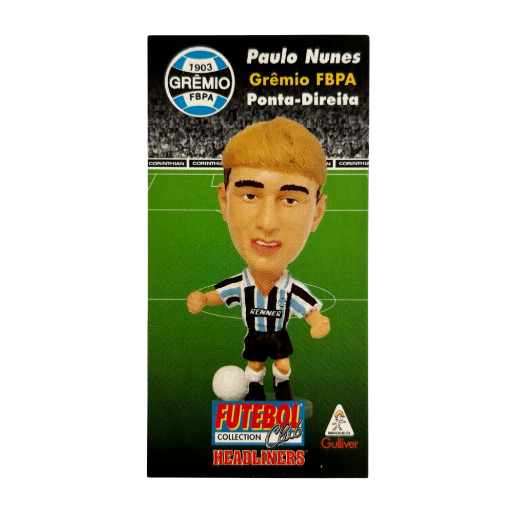 Corinthian Headliners - PAULO NUNES (Gremio) Collector Card BRA010