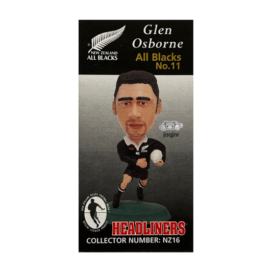 Corinthian Headliners Rugby Union - GLEN OSBORNE (NEW ZEALAND ALL BLACKS #11) Collector Card NZ16