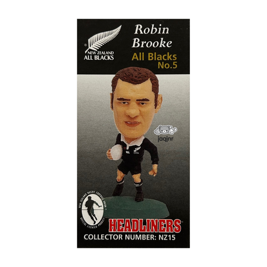 Corinthian Headliners Rugby Union - ROBIN BROOKE (NEW ZEALAND ALL BLACKS #5) Collector Card NZ15