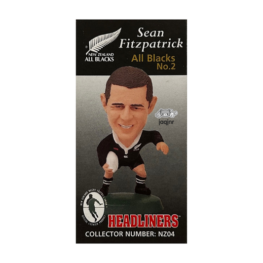 Corinthian Headliners Rugby Union - SEAN FITZPATRICK (NEW ZEALAND ALL BLACKS #2) Collector Card NZ04