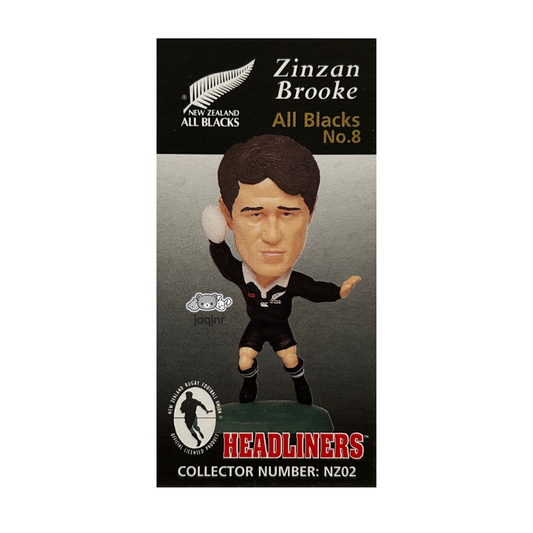 Corinthian Headliners Rugby Union - ZINZAN BROOKE (NEW ZEALAND ALL BLACKS #8) Collector Card NZ02