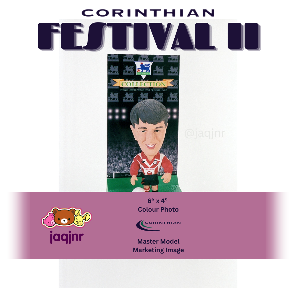 Corinthian MATT LE TISSIER + SINGLE DISPLAY STAND (SOUTHAMPTON 1995) Early Product Development Photo
