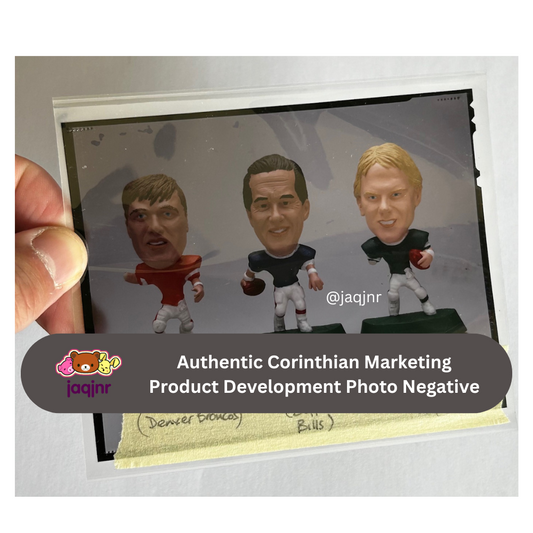 Corinthian NFL Headliners ELWAY, KELLY & ESIASON (BRONCOS, BILLS & JETS) Product Development Photo Negative