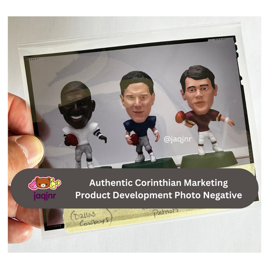 Corinthian NFL Headliners IRVIN, BLEDSOE & SHULER (COWBOYS, PATRIOTS & REDSKINS) Product Development Photo Negative