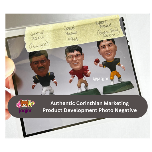 Corinthian NFL Headliners SEAU, YOUNG & FAVRE (CHARGERS, 49ERS & PACKERS) Product Development Photo Negative
