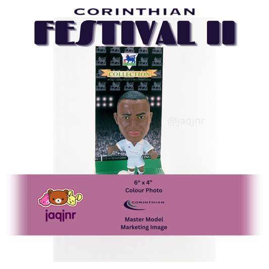 Corinthian PETER NDLOVU + SINGLE DISPLAY STAND (COVENTRY CITY 1995) Early Product Development Photo