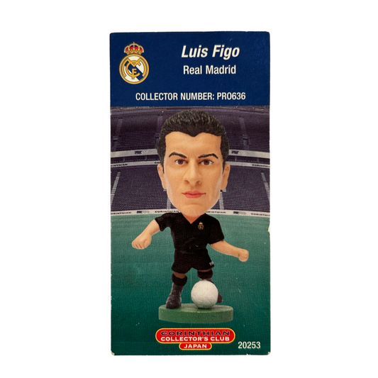 Corinthian ProStars Japan Collector's Club - LUIS FIGO (Real Madrid) Collector Card PRO636