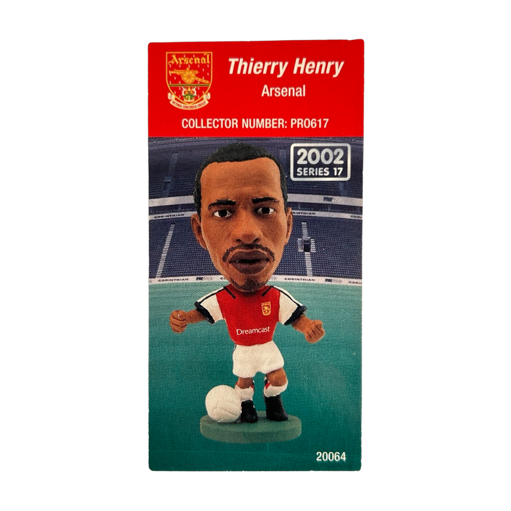 Corinthian ProStars Series 17 - THIERRY HENRY (Arsenal) Collector Card PRO617