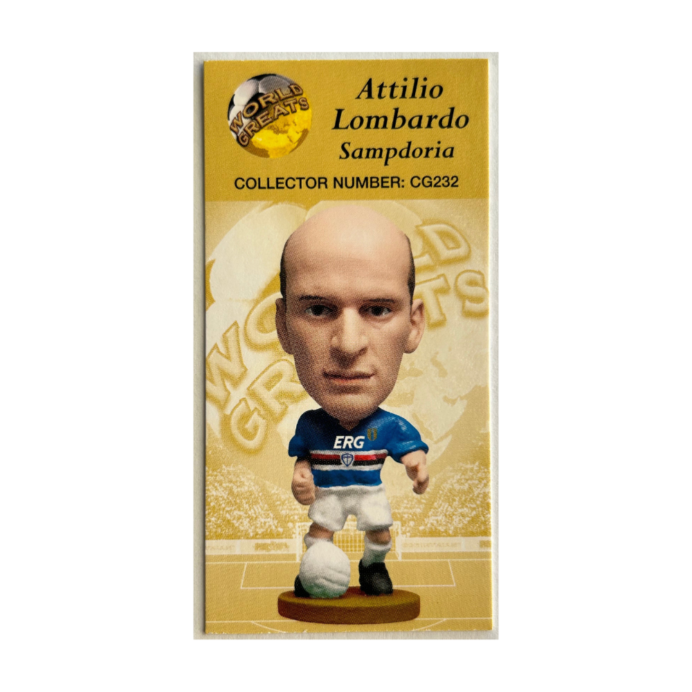 Prostars Club Gold - ATTILIO LOMBARDO (SAMPDORIA) World Greats Collector Card CG232