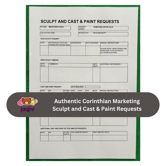Corinthian Sculpt and Cast & Paint Request Form - MOUSTAPHA HADJI (ASTON VILLA) Unreleased Fan Favourites Team Pose