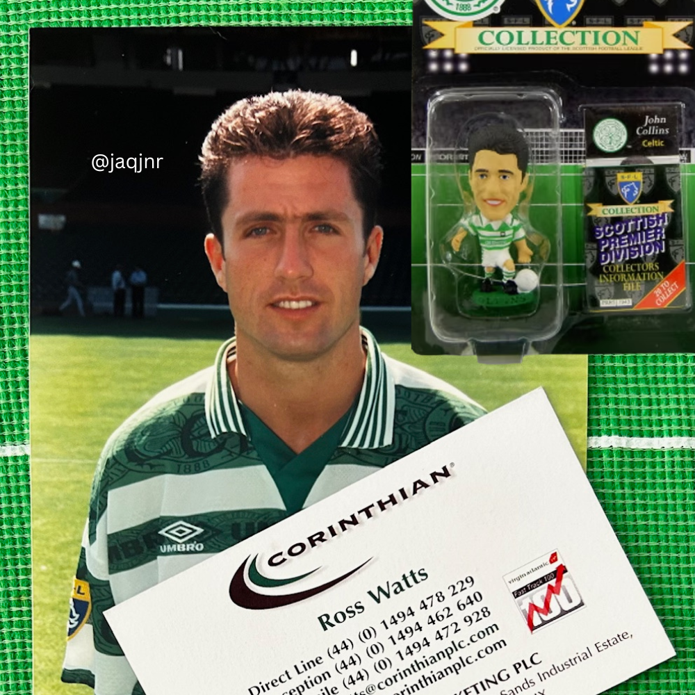 Corinthian Headliners 1995-96 JOHN COLLINS (CELTIC) Product Development Sculpt Photo