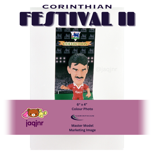 Corinthian IAN RUSH + SINGLE DISPLAY STAND (LIVERPOOL 1995) Early Product Development Photo