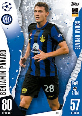 Topps 2023-24 Match Attax Extra UEFA - Single SQUAD UPDATE Cards (#1 - #45)