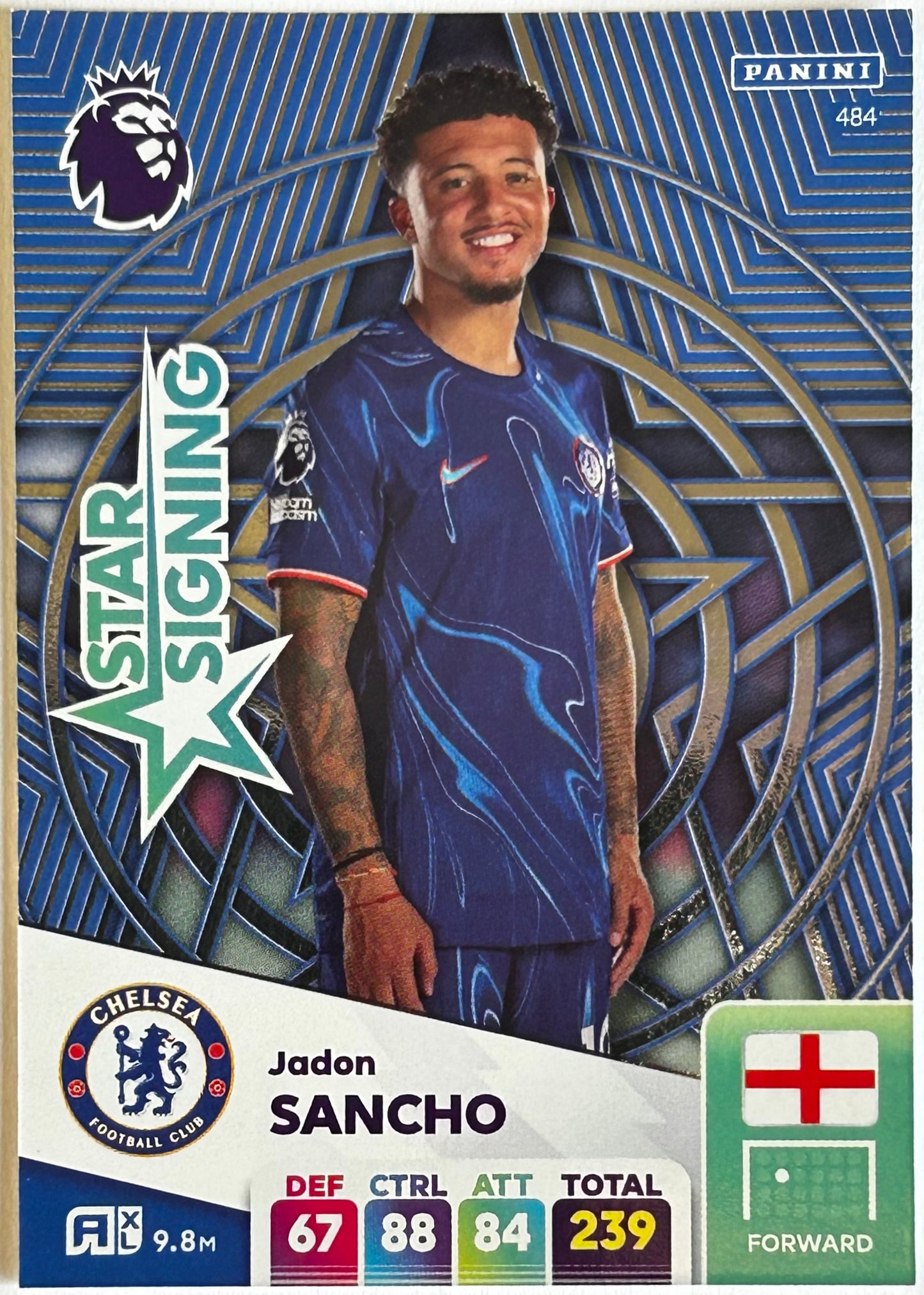 Panini Adrenalyn XL Premier League 2025 - JADON SANCHO (CHELSEA) Star Signing 484