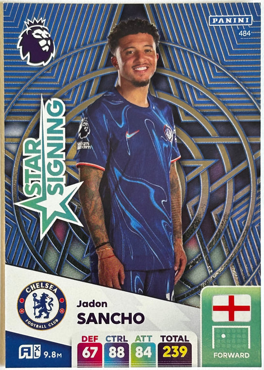 Panini Adrenalyn XL Premier League 2025 - JADON SANCHO (CHELSEA) Star Signing 484