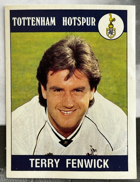 Panini Football 90 Sticker - TERRY FENWICK (TOTTENHAM HOTSPUR) #280