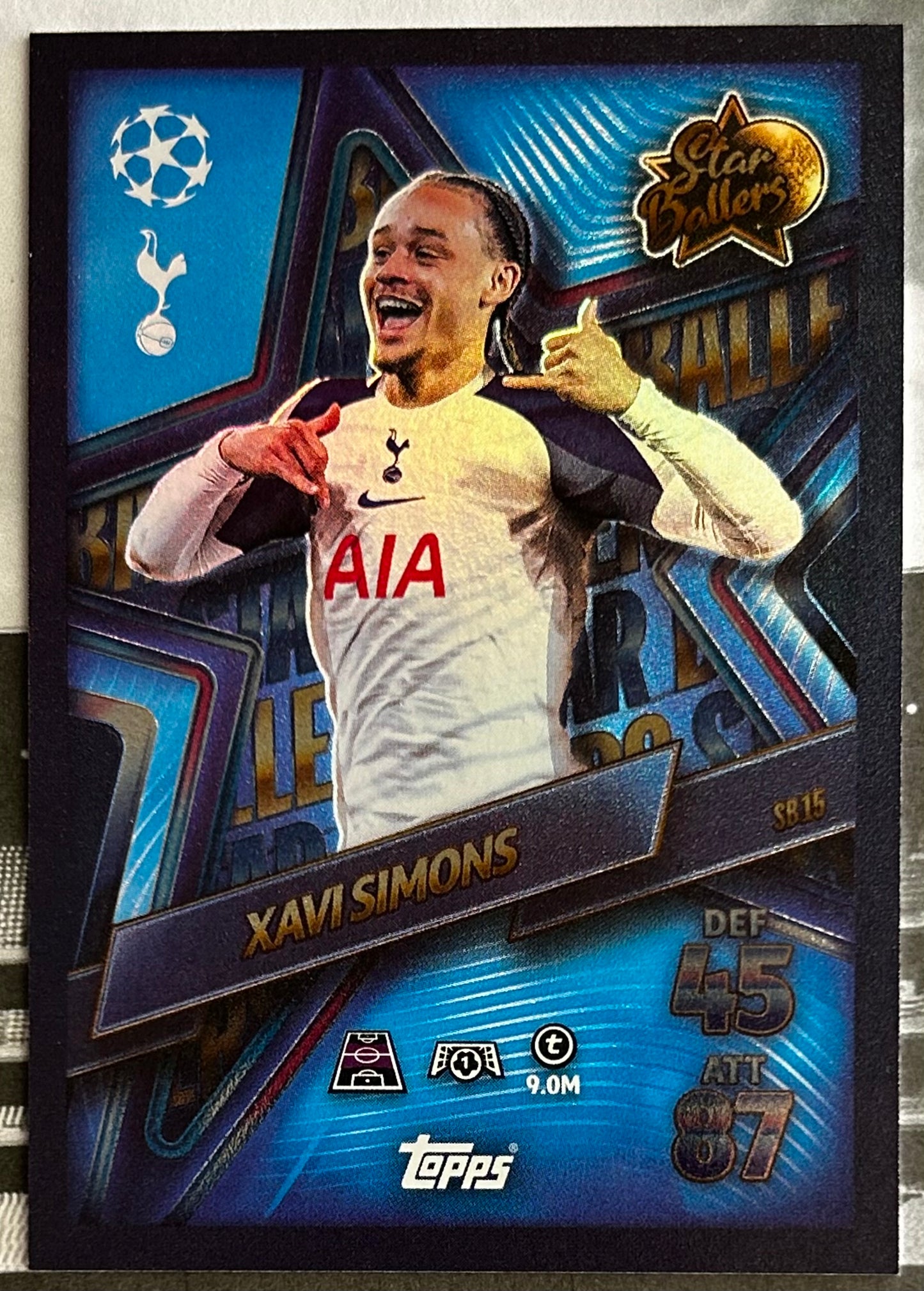 Topps 2025-26 Match Attax UEFA Update - Single STAR BALLERS Cards (SB1 - SB16)