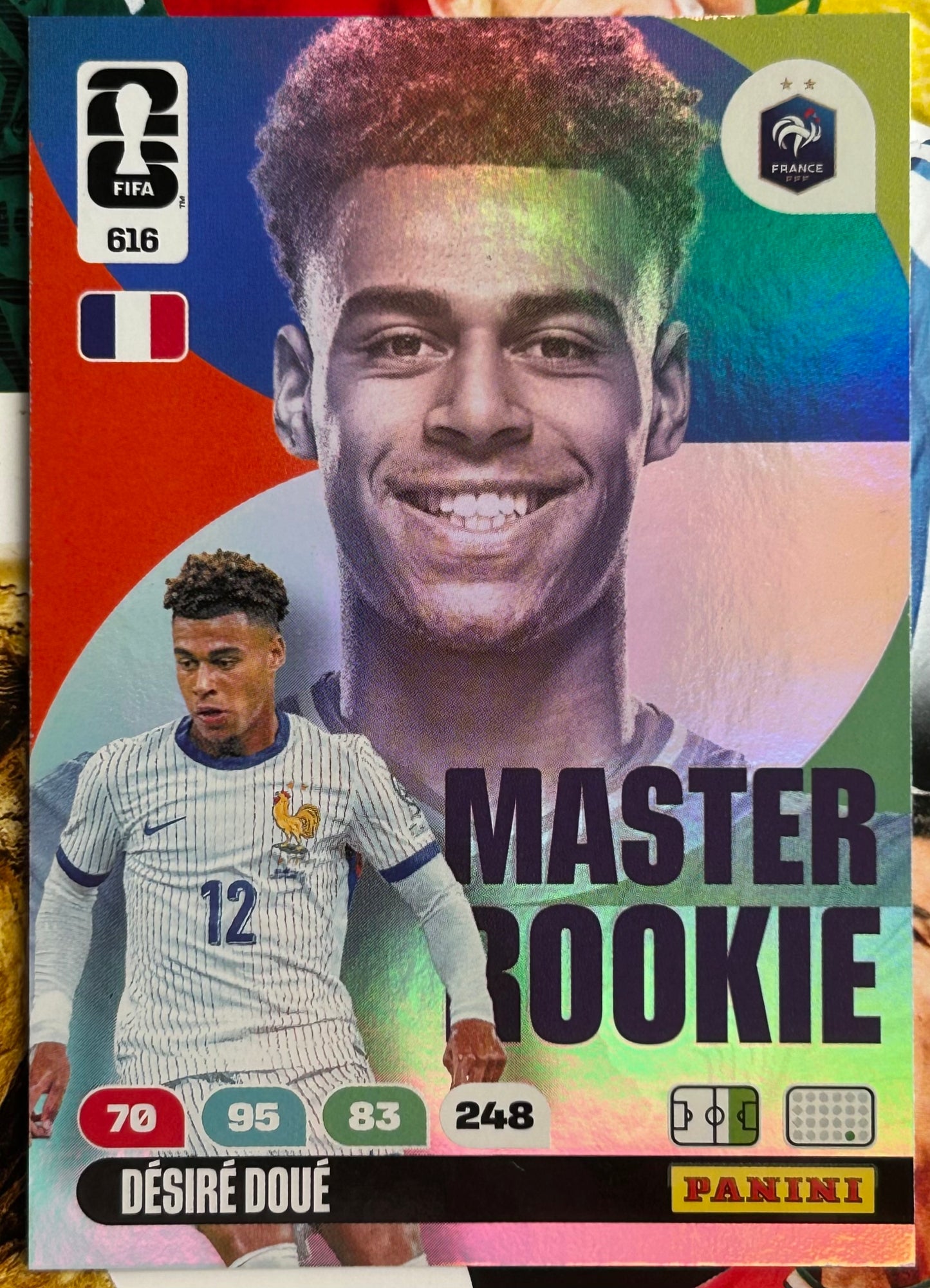 Panini FIFA World Cup 2026 Adrenalyn XL - DESIRE DOUE (FRANCE) Master Rookie #616
