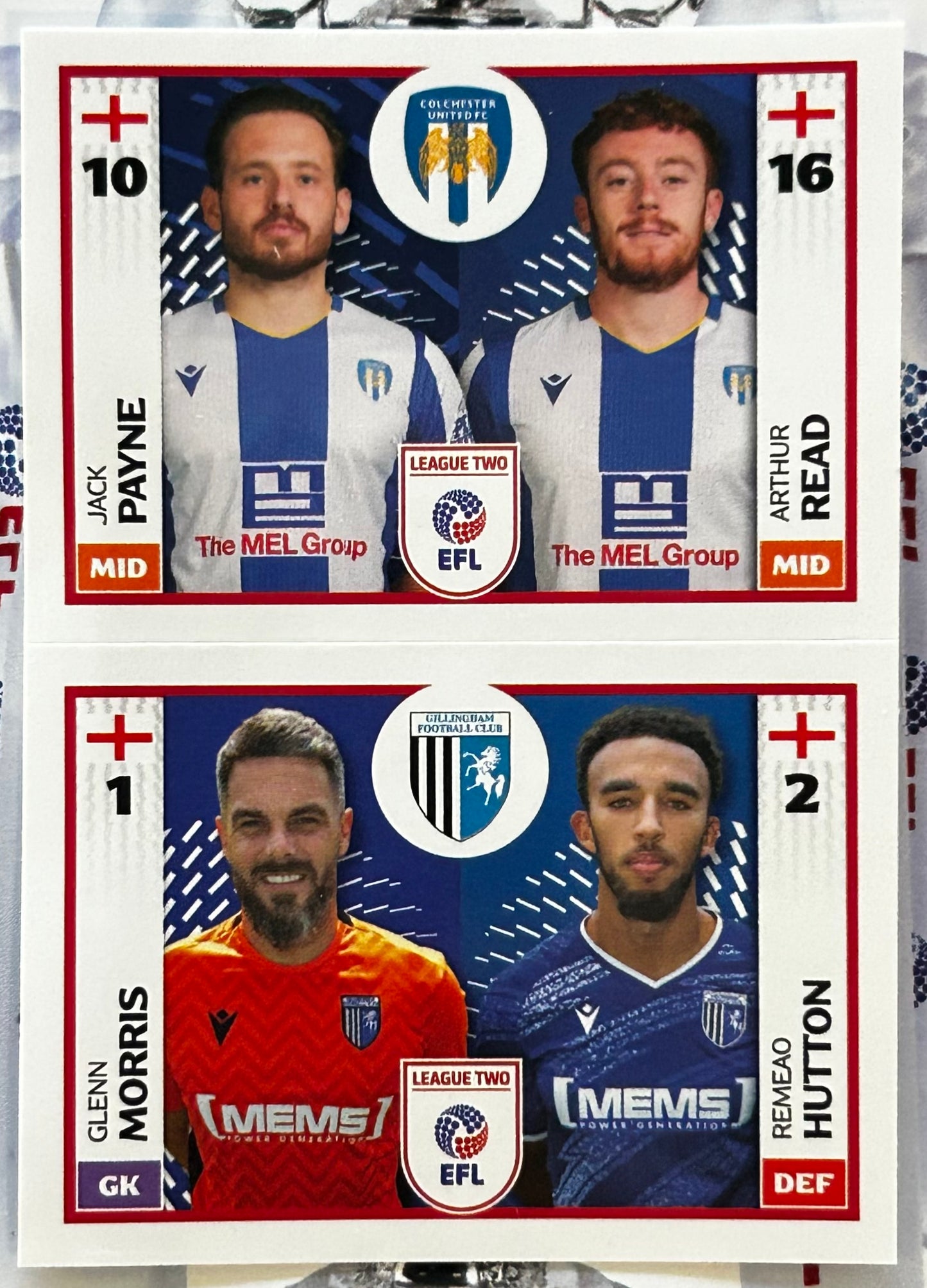 Panini EFL 2025-26 Sticker Collection - Single LEAGUE TWO Stickers (#693 - #788)